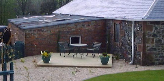 a simple square deck